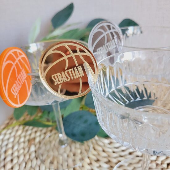 Personalizēts dekors glāzei Basketbols